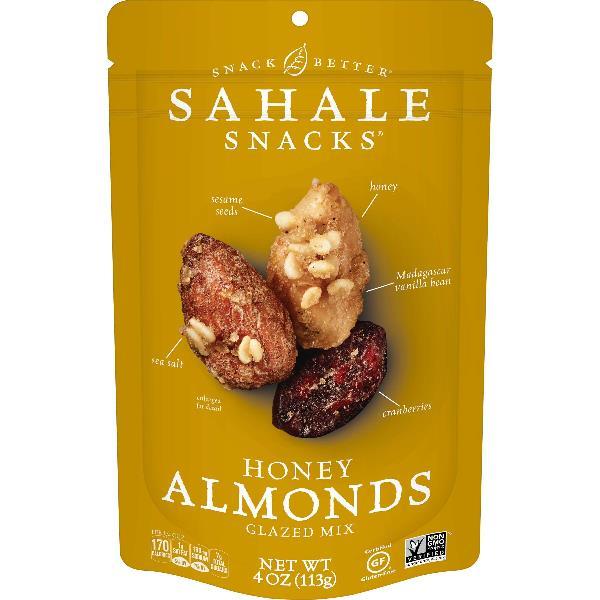 Sahale Almond Honey Count 4 Ounce Size - 6 Per Case.