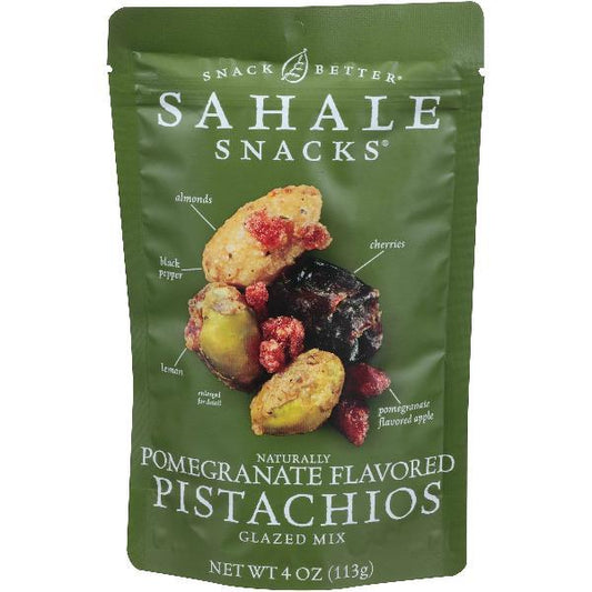 Sahale Pomegranate Pistachio 4 Ounce Size - 6 Per Case.