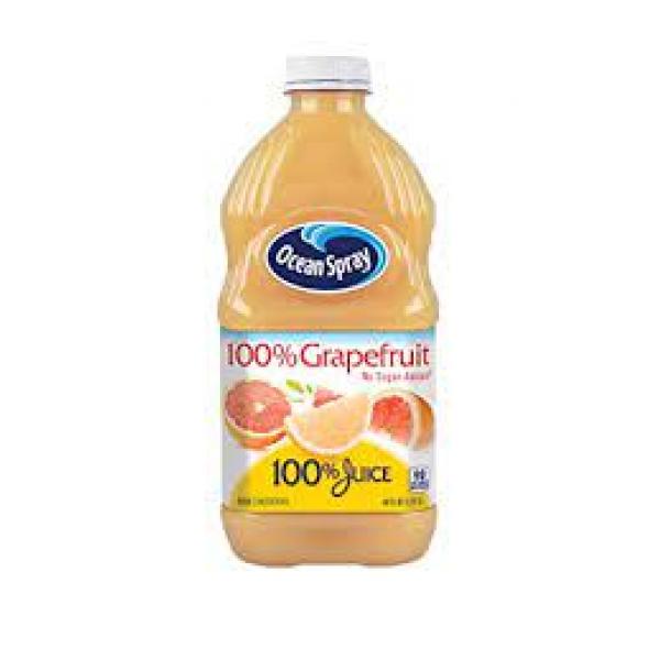 Ocean Spray Grapefruit Juice Pink 60 Fluid Ounce - 8 Per Case.