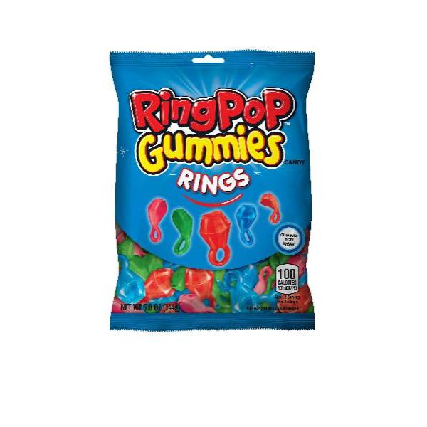 Ring Pop Gummies Rings Peg Bag5 Ounce Size - 12 Per Case.