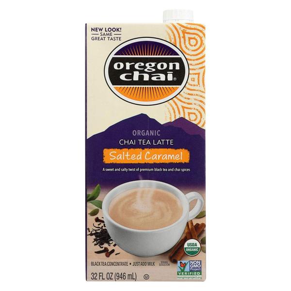 Oregon Chai Salted Caramel 32 Fluid Ounce - 6 Per Case.