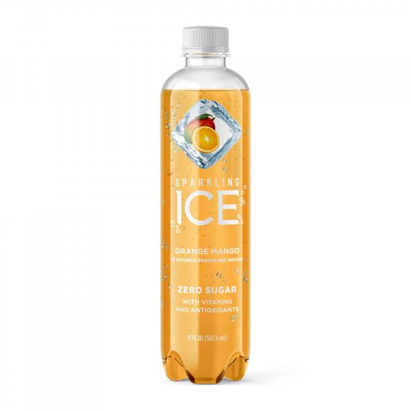 Sparkling Ice Orange Mango With Antioxidantsand Vitamins Zero Sugar Bottles 17 Fluid Ounce - 12 Per Case.