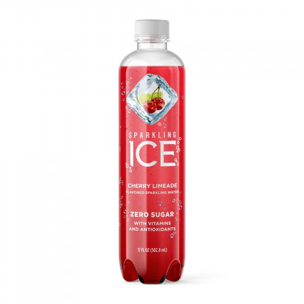 Sparkling Ice Cherry Limeade With Antioxidants And Vitamins Zero Sugar Bottles 17 Fluid Ounce - 12 Per Case.