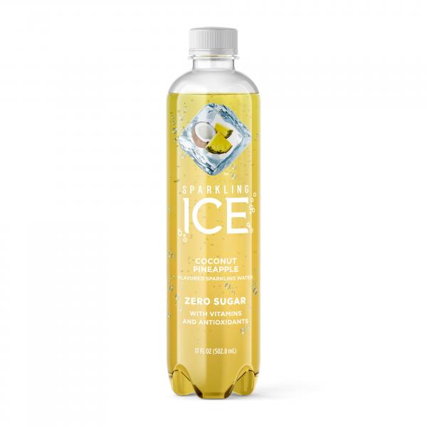 Sparkling Ice Coconut Pineapple With Antioxidants And Vitamins Zero Sugar Bott 17 Fluid Ounce - 12 Per Case.