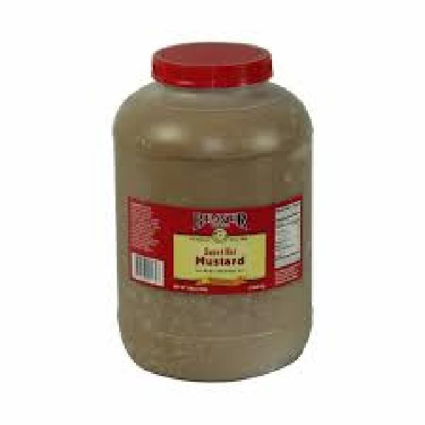 Bvr Sweet Hot Mustard Gal 8 Pound Each - 4 Per Case.