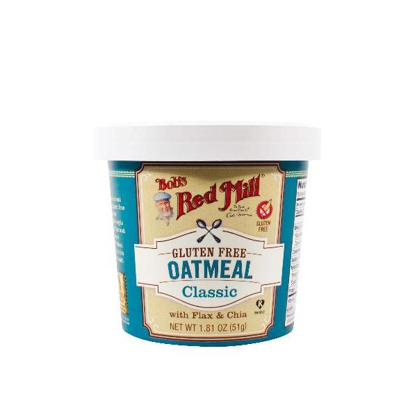 Bob's Red Mill Classic Oatmeal Cup 1.81 Ounce Size - 12 Per Case.