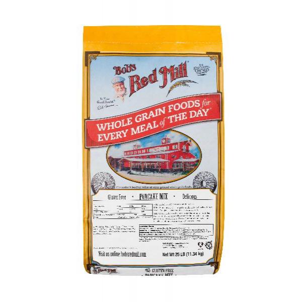 Bob's Red Mill Gluten Free Pancake Mix 25 Pound Each - 1 Per Case.