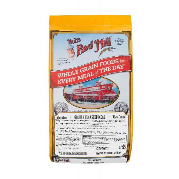 Bob's Red Mill Golden Flaxseed Meal 25 Pound Each - 1 Per Case.