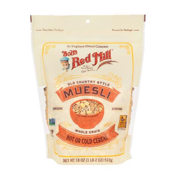 Bob's Red Mill Muesli 18 Ounce Size - 4 Per Case.