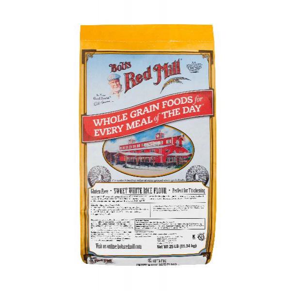 Bob's Red Mill Sweet White Rice Flour 25 Pound Each - 1 Per Case.