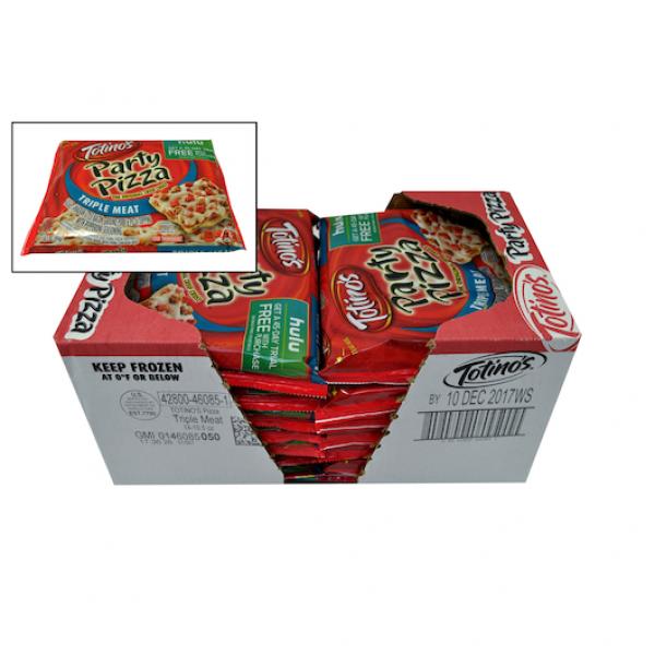 Totino's™ Party Pizza Triple Meat 10.5 Ounce Size - 14 Per Case.