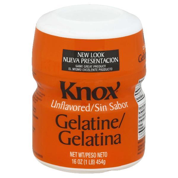 Knox Unflavored Gelatin 12Case pack - 16 Ounce Canisters