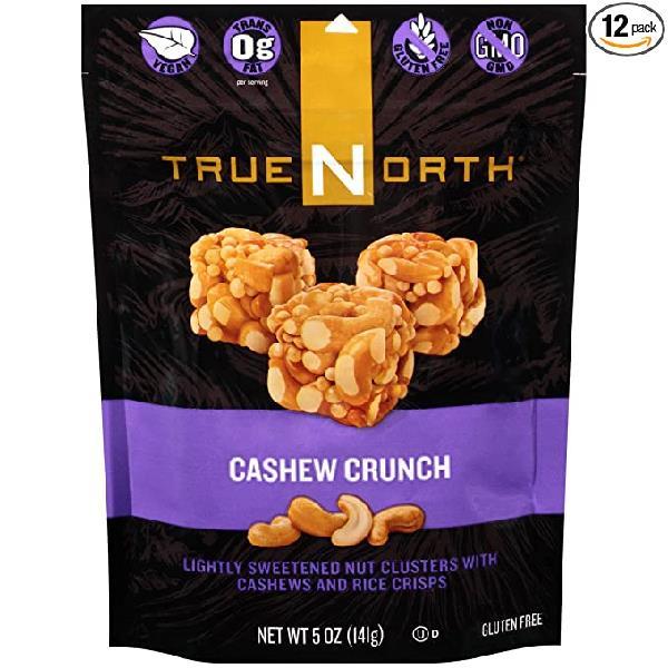 True North Cashew Crunch 5 Ounce Size - 6 Per Case.