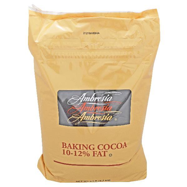 Amber Natural Low Fat Cocoa Powder 5 Pound Each - 6 Per Case.