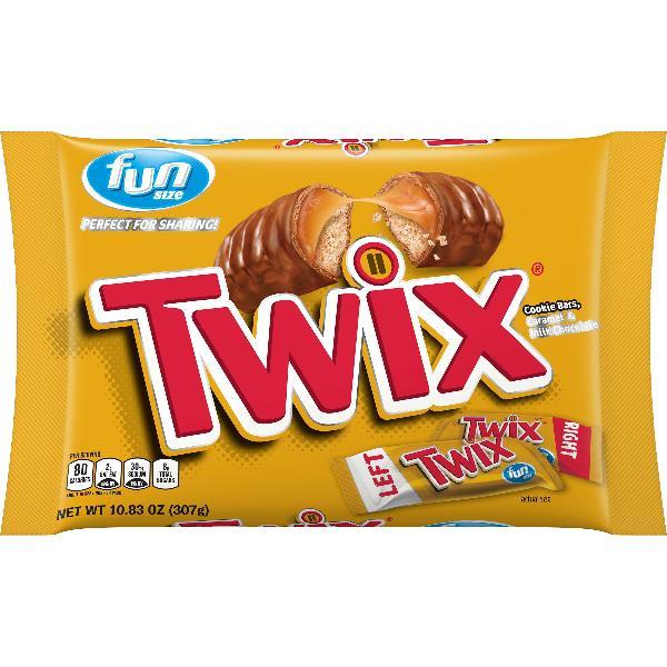 Twix Caramel Fun Size 10.83 Ounce Size - 20 Per Case.