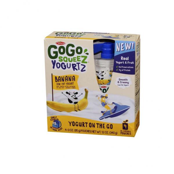 Gogo Squeez Yogurtz Banana 12 Ounce Size - 12 Per Case.