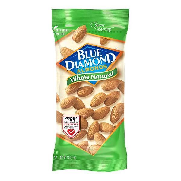 Blue Diamond Whole Natural (New) 4 Ounce Size - 72 Per Case.