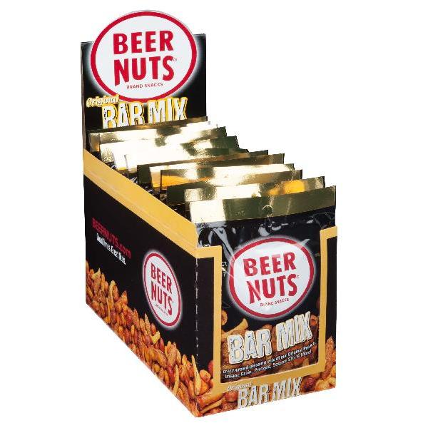 Beer Nuts Bar Mix Ms Bag 1.9 Ounce Size - 48 Per Case.