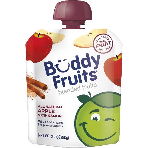 Buddy Fruits Originals Cinnamon 3.2 Ounce Size - 18 Per Case.