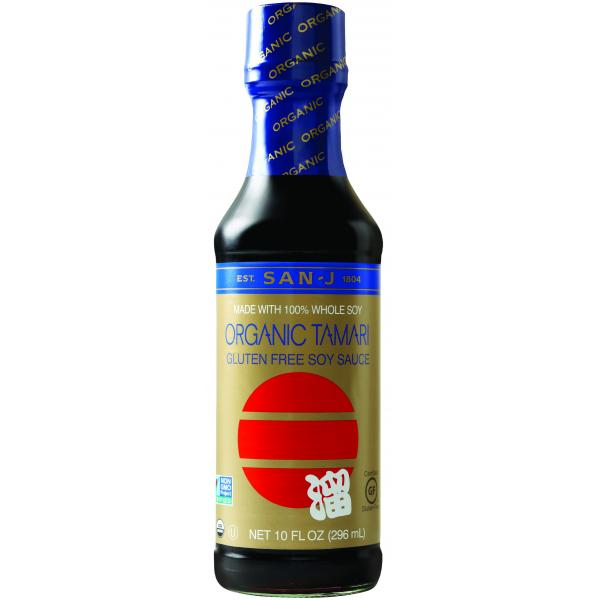 San J Organic Gf Tamari 10 Ounce Size - 6 Per Case.