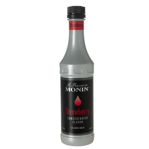 Monin Strawberry Conc Flavor 375 ML - 4 Per Case.