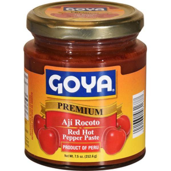 Goya Red Hot Pepper Paste 7.5 Ounce Size - 12 Per Case.