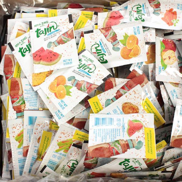 Fruit Seasoning Packet Low Sodium 1000 Count Packs - 1 Per Case.