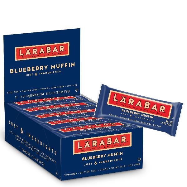 Larabar™ Gluten Free Wellness Bars Blueberry Muffin 25.6 Ounce Size - 4 Per Case.