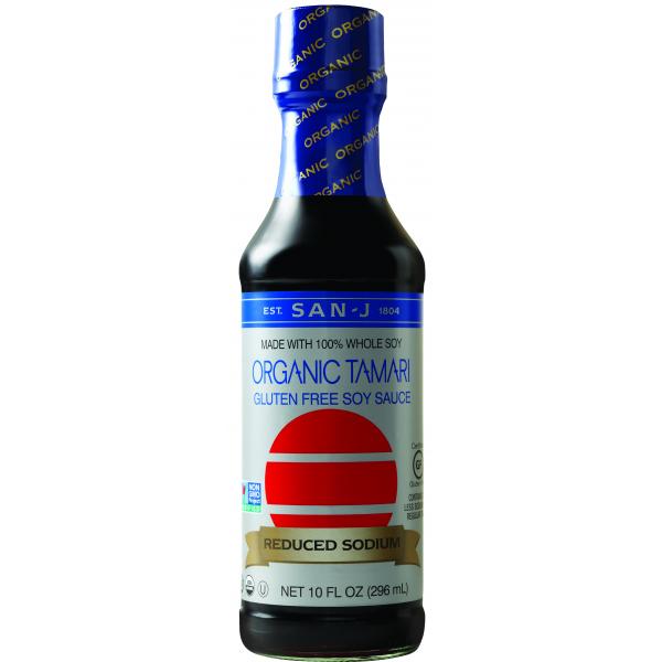 San J Organic Rs Tamari 10 Fluid Ounce - 6 Per Case.