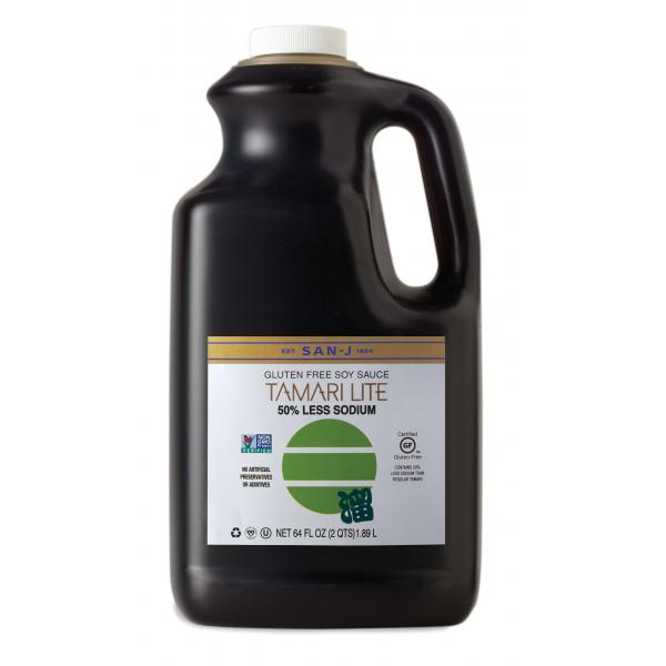 San J Tamari Lite 64 Fluid Ounce - 6 Per Case.