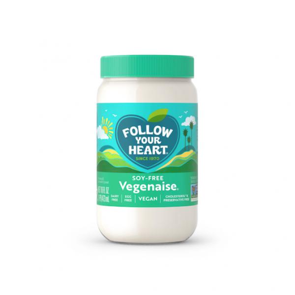 Soy Free Vegenaise Vegan Mayo 16 Ounce Size - 6 Per Case.