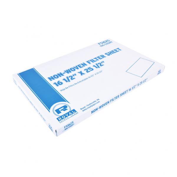 Non Woven Filter Sheet 2" 2" 100 Each - 1 Per Case.