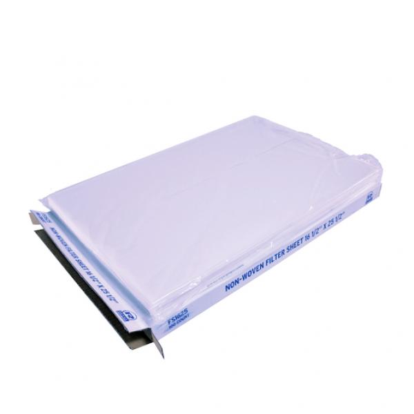 Non Woven Filter Sheet 2" 2" 100 Each - 1 Per Case.