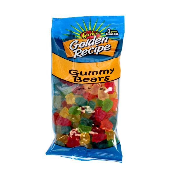 Golden Recipe Gummy Bears 8 Ounce Size - 8 Per Case.