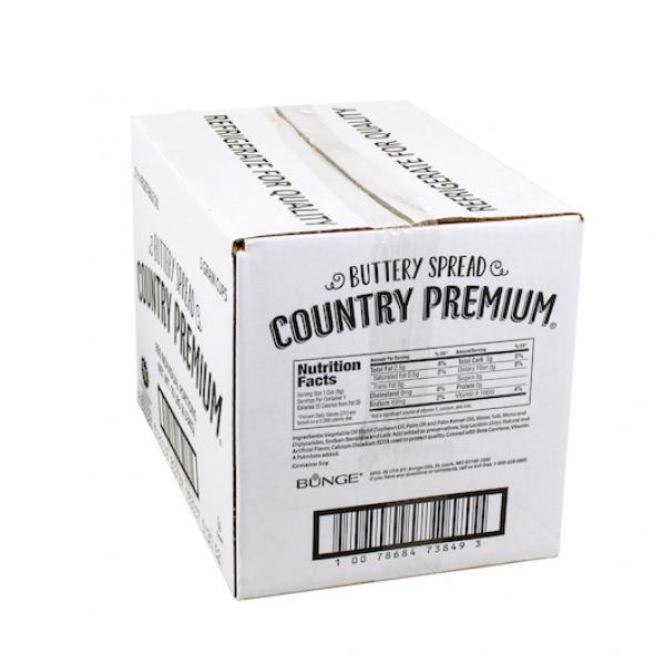 Country Premium Non Hydrogenated Spread Extra Color Cup 5 Grams Each - 900 Per Case.