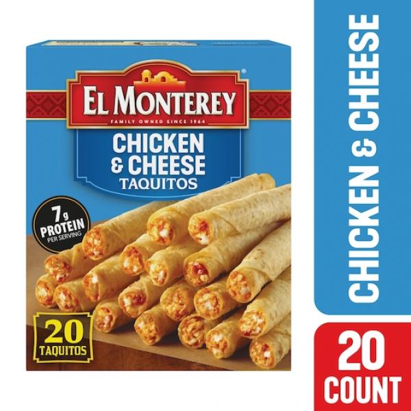 Flour Taquitos Chicken & Cheese Pound 1.25 Pound Each - 5 Per Case.