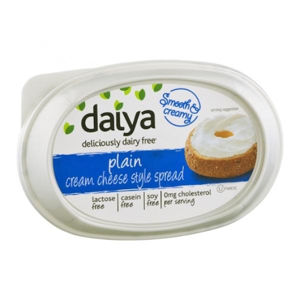 Daiya Plain Plant Based Cream Cheeze Dairy Free Gluten Free And Soy Free 8 Ounce Size - 6 Per Case.