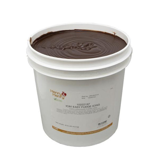 Easy Fudge Icing Pail 45 Pound Each - 1 Per Case.