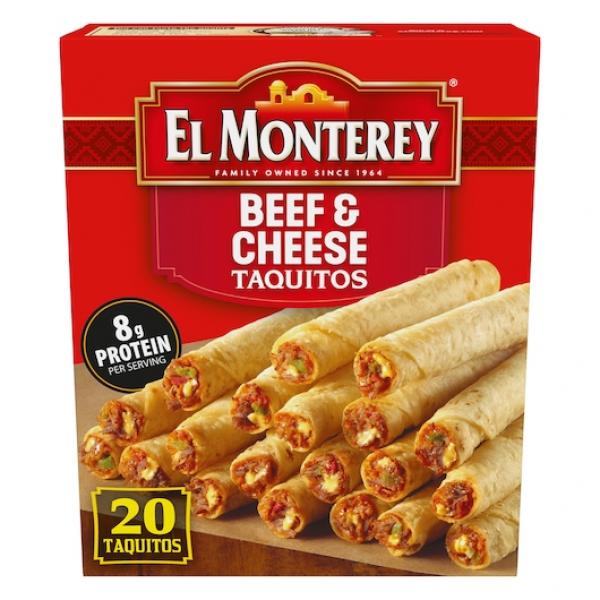 Beef & Cheese Flour Taquito Pound 1.25 Pound Each - 5 Per Case.