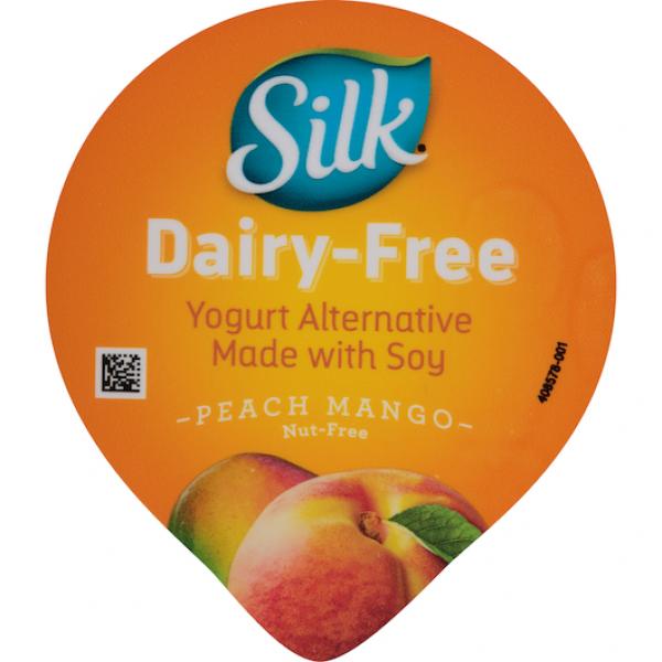 Silk Cultured Soy Peach &mango 5.3 Ounce Size - 8 Per Case.