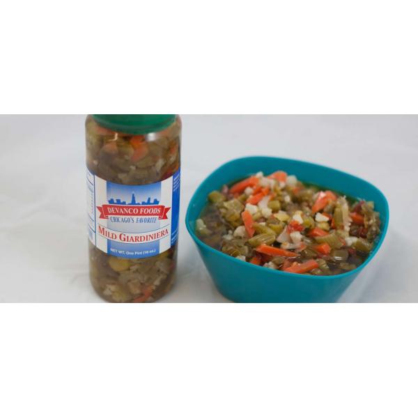 Devanco Giardiniera Mild 1 Each - 4 Per Case.