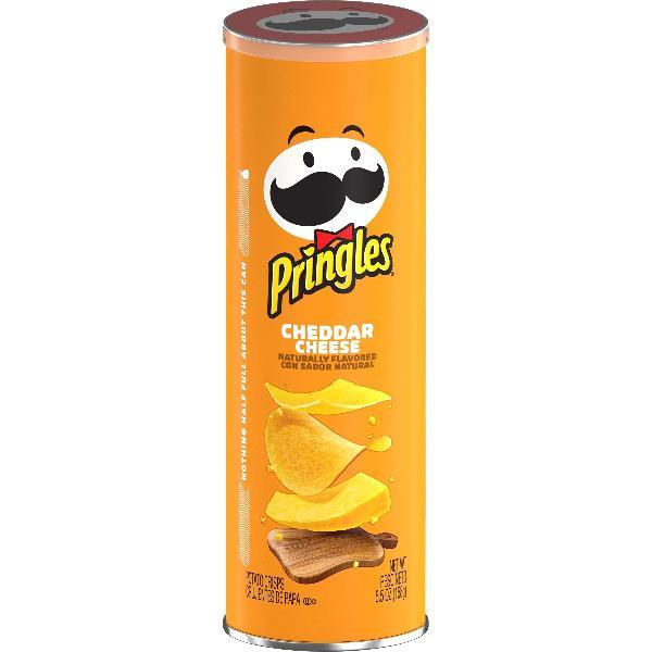 Pringles Cheddar Cheese Potato Crisp, 5.5 Ounces - 14 Per Case.