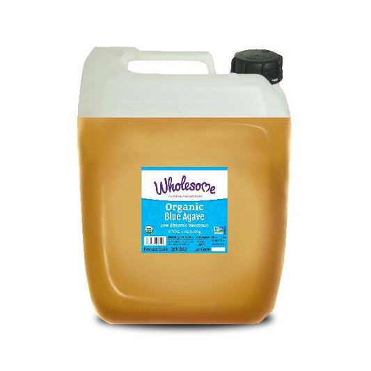 Wholesome Sweeteners Organic Blue Agave Jug 5 Gallon - 1 Per Case.