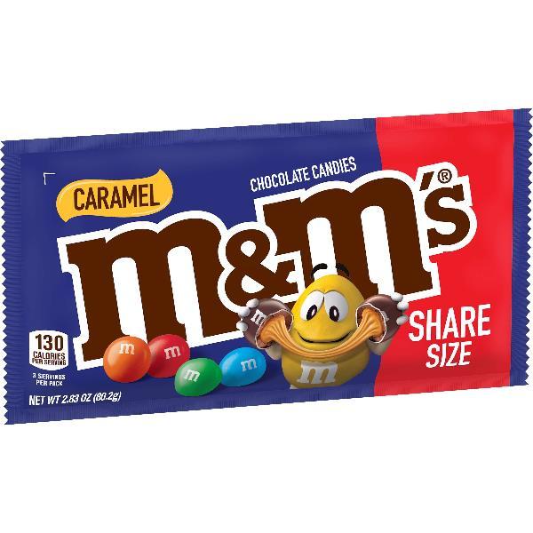 M&m's Caramel King Size 2.83 Ounce Size - 144 Per Case.