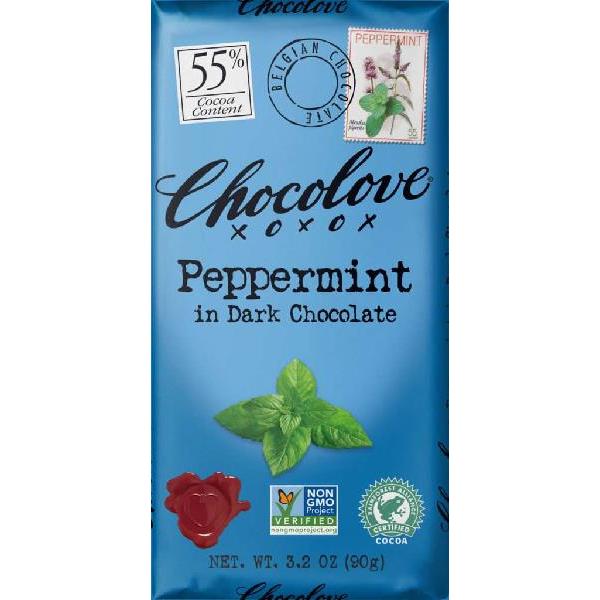 Peppermint In Dark Chocolate (Master Case) 3.2 Ounce Size - 144 Per Case.