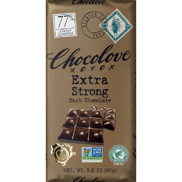 Extra Strong Dark Chocolate (Master Case) 3.2 Ounce Size - 144 Per Case.