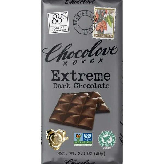 Extreme Dark Chocolate (Master Case) 3.2 Ounce Size - 144 Per Case.