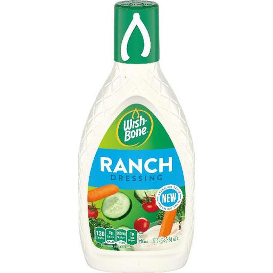 Wishbone Ranch Dressing 15 Fluid Ounce - 6 Per Case.