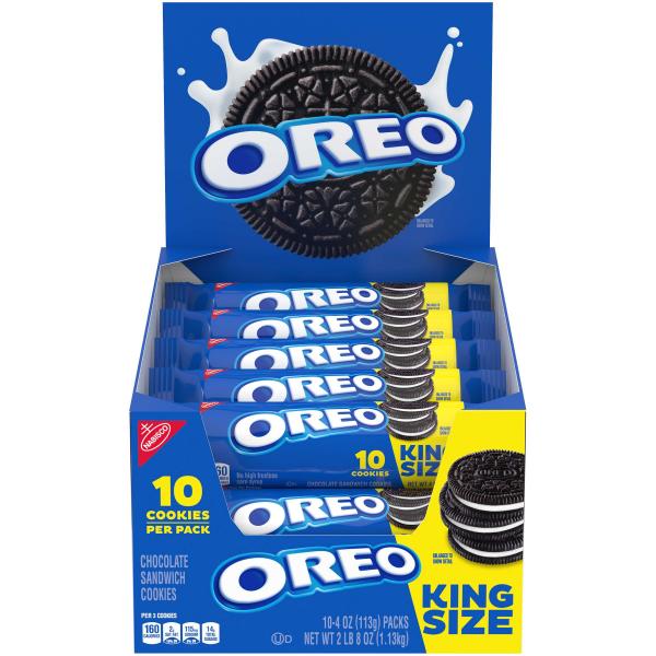 Oreo King Size 4 Ounce Size - 20 Per Case.