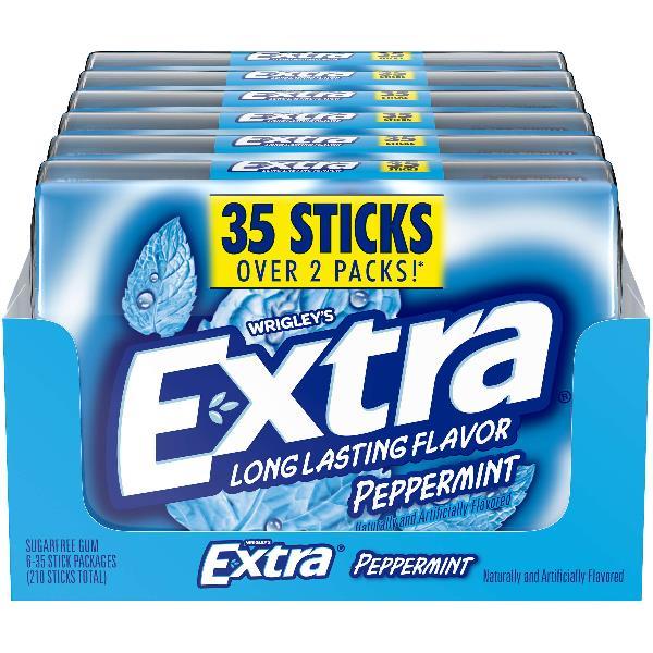 Extra Peppermint Sticks 35 Piece - 48 Per Case.